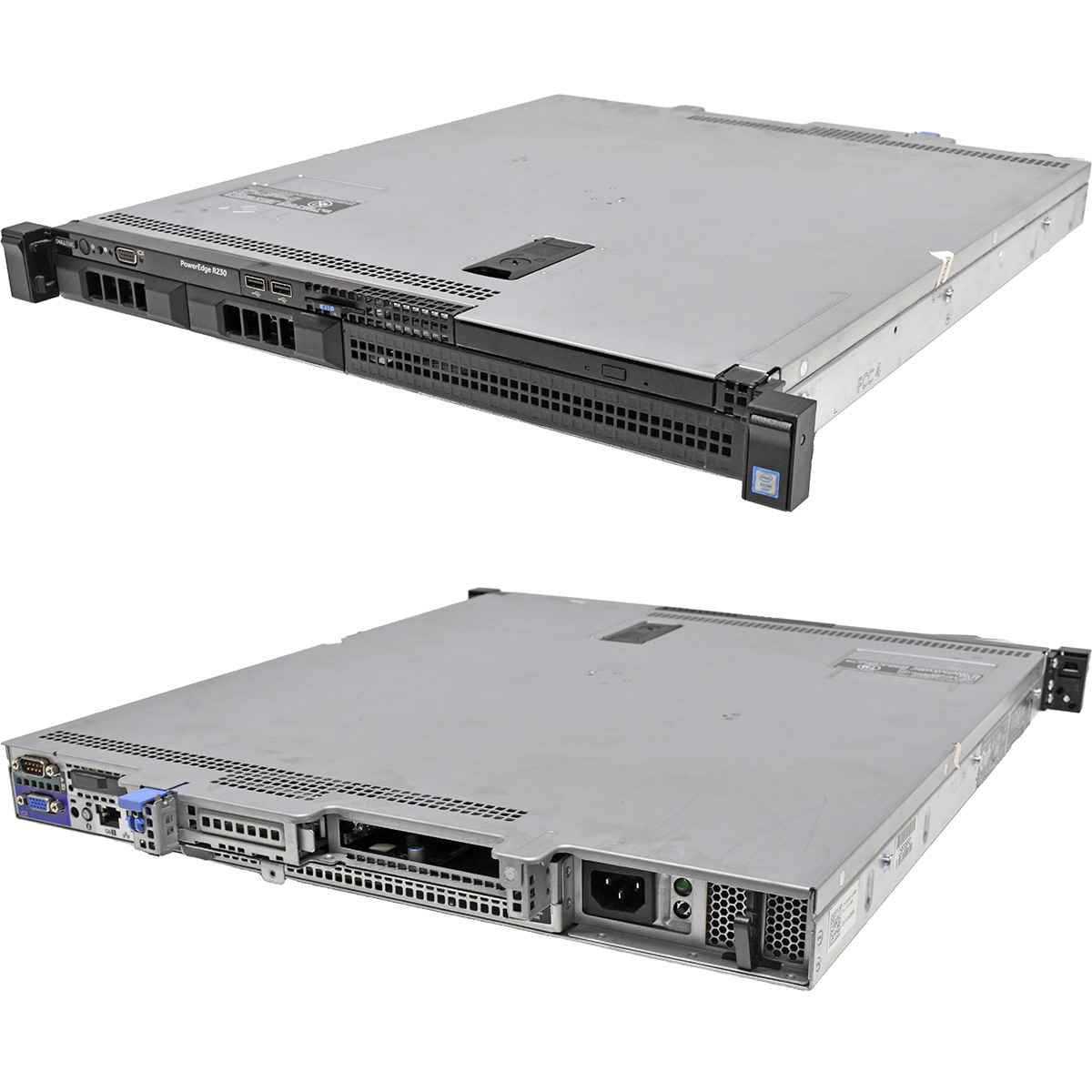 Dell PowerEdge R230 Server E3-1220 v5 QC 3.00 GHz 16GB PC4 iDrac8 2x LFF 3,5 Dell PowerEdge R230 Server E3-1240L v5 QC 2.10GHz 16GB PC4 2x LFF 3,5