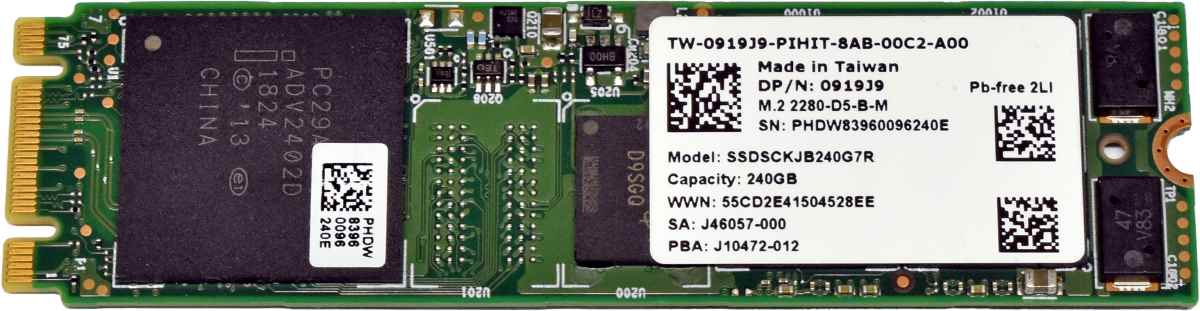 Dell Intel 0919J9 SSDSCKJB240G7R M.2 2280 240GB 6G SATA BOSS SSD