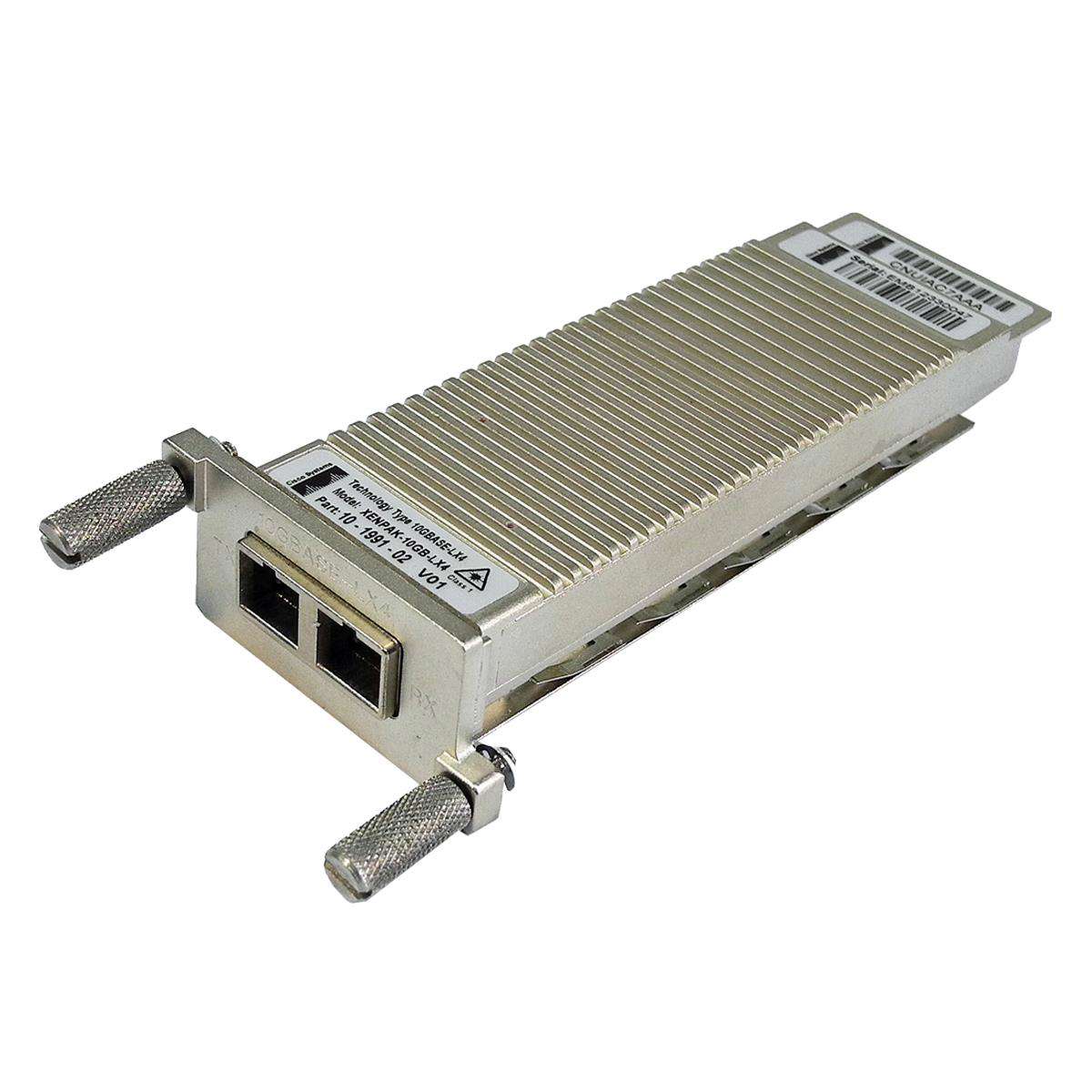 Cisco-XENPAK-10GB-LX4-10-Gigabit-Ethernet-Transcei-001.jpg Cisco XENPAK-10GB-LX4 10 Gigabit Ethernet Transceiver Module P/N 10-1991-02