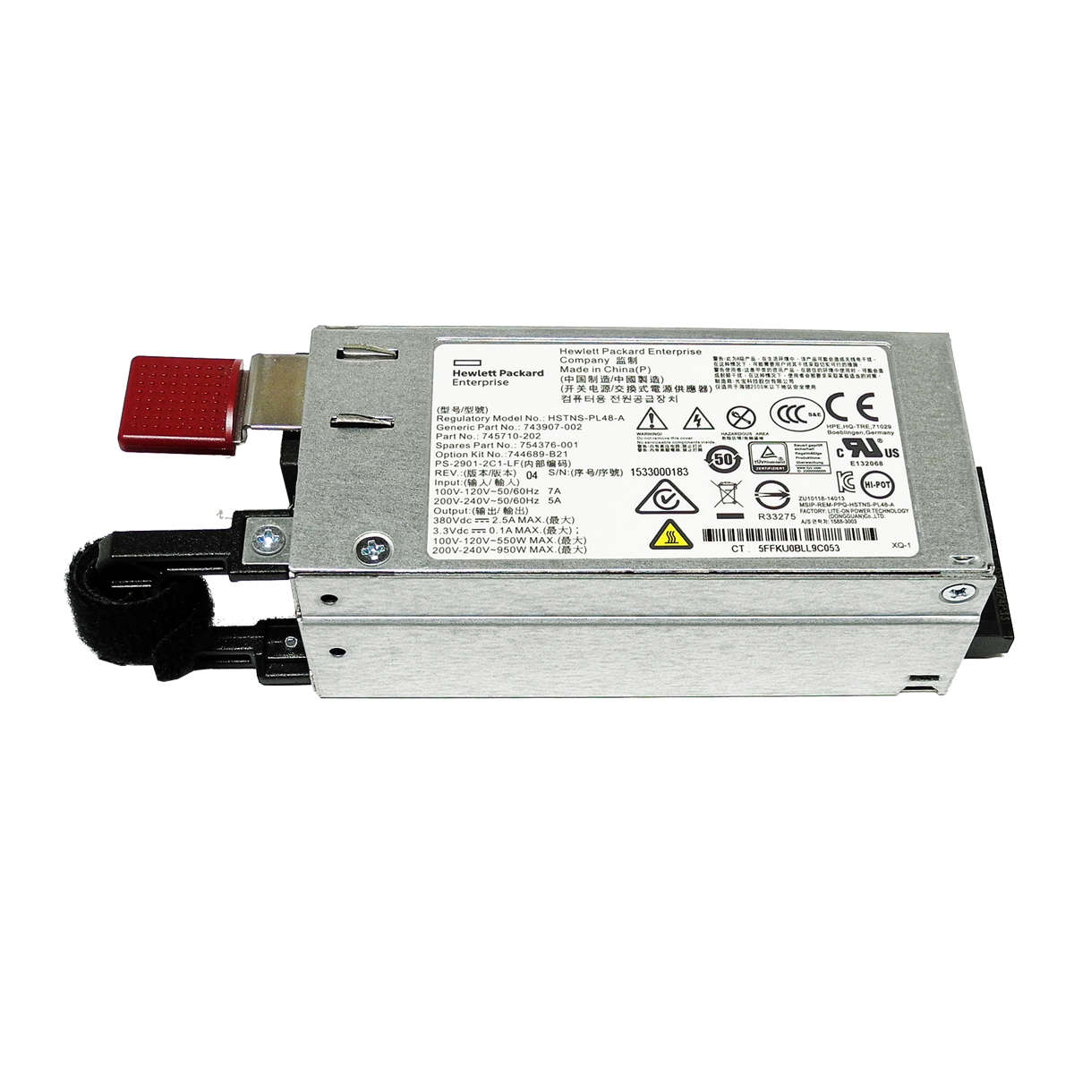HP-950W-Power-Supply-Netzteil-HSTNS-PL48-A-754376-002.jpg HP 950W Power Supply Netzteil HSTNS-PL48-A 754376-001 für DL60/DL120/DL180 G9