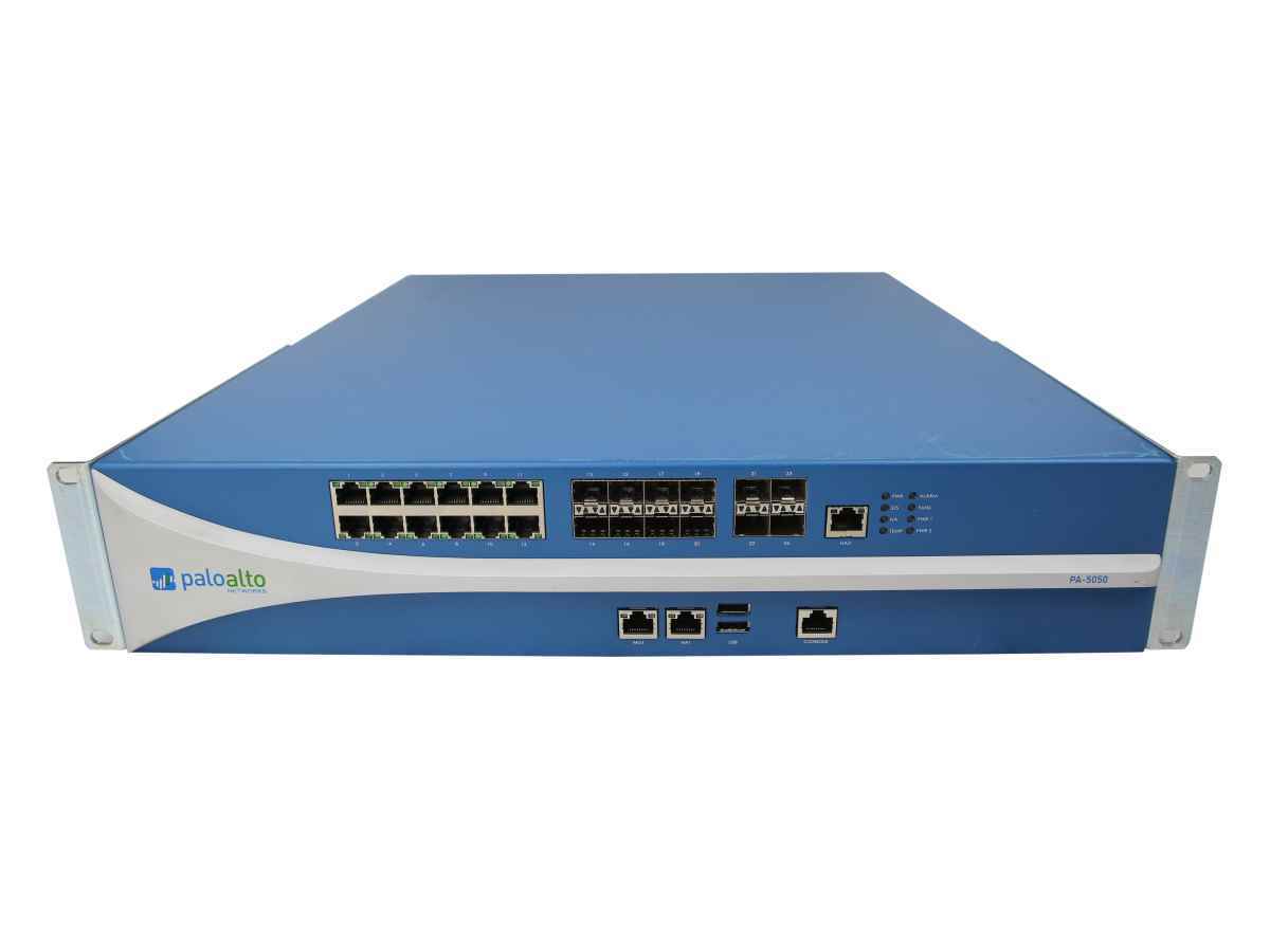 Palo Alto Firewall PA-5050 750-000078-00L 12-Port GE 8x SFP 4x 10G SFP+ 2x SSD 2x Mini GBIC Palo Alto Firewall PA-5050 750-000078-00L 12-Port GE 8x SFP 4x 10G SFP+ 2x SSD 2x Mini GBIC