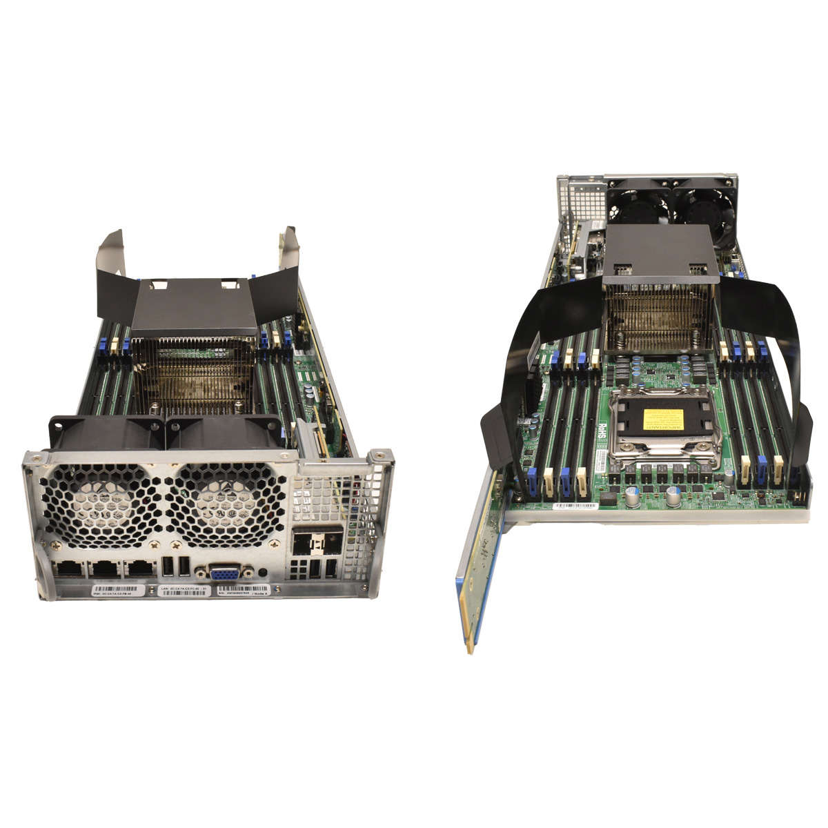 Supermicro-Node-Server-X9DRT-HF-J-NI22-no-CPU-no-P-006.jpg Supermicro Node Server X9DRT-HF+J-NI22 no CPU no PC4 1x Heatsink 1x 10GbE SFP+ CSE-217B
