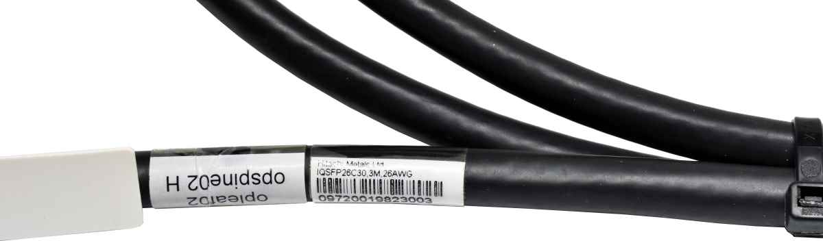 Intel 100 Gbps IQSFP26C30 26AWG 947011 3m QSFP28 QSFP28 Datenkabel