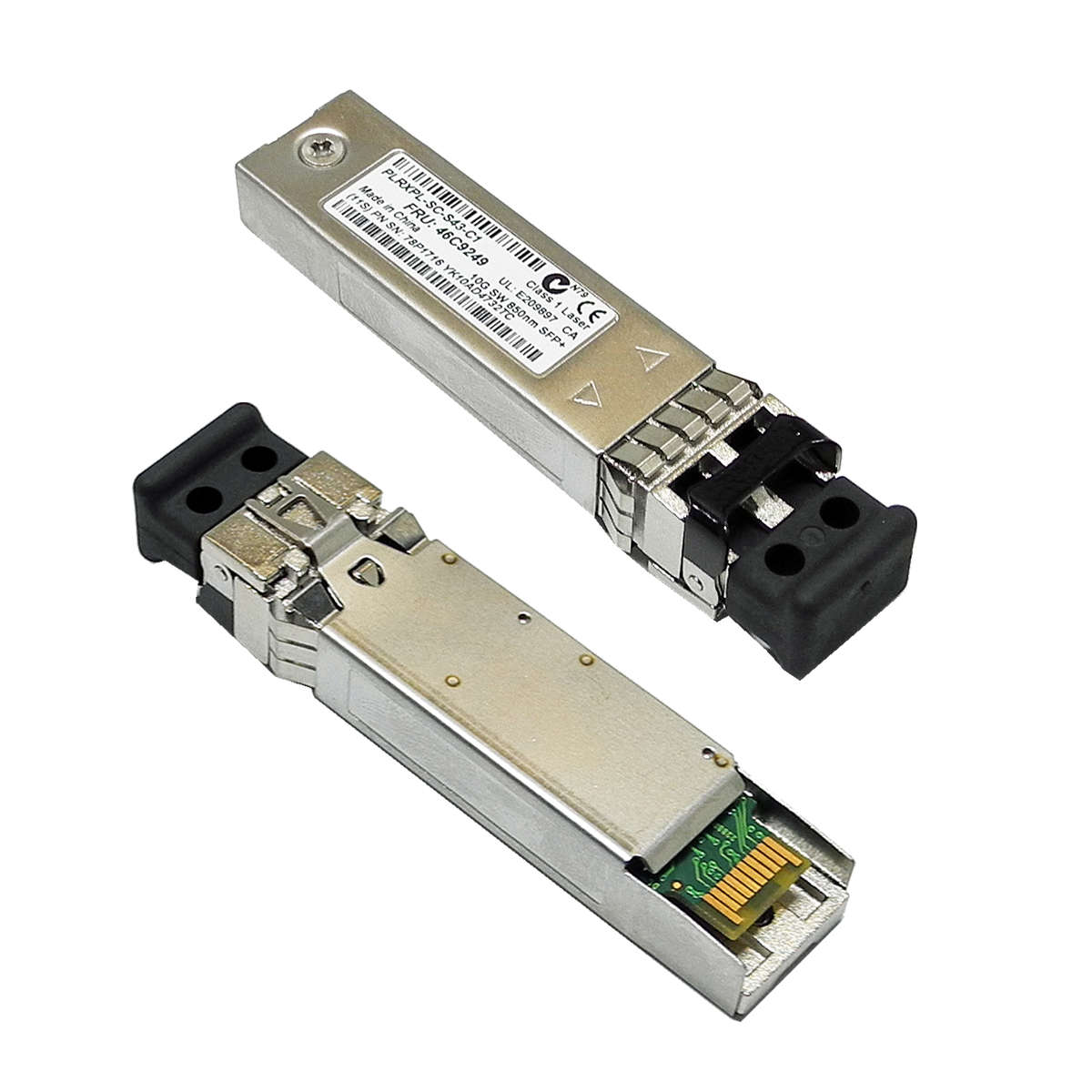 JDSU-PLRXPL-SC-S43-C1-IBM-46C9249-10G-SW-850nm-SFP-001.jpg JDSU PLRXPL-SC-S43-C1 IBM 46C9249 10G SW 850nm SFP+ FC Transceiver Module