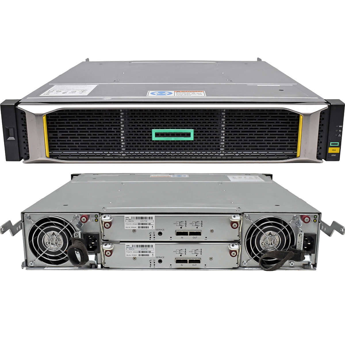 HP-MSA-2050-SFF-Enclosure-Q1J07B-2x-6G-x2-Controll-001.jpg HP MSA 2050 SFF Enclosure Q1J07B 2x 6G x2 Controller 876146-001 24x SFF 2.5 noHDD