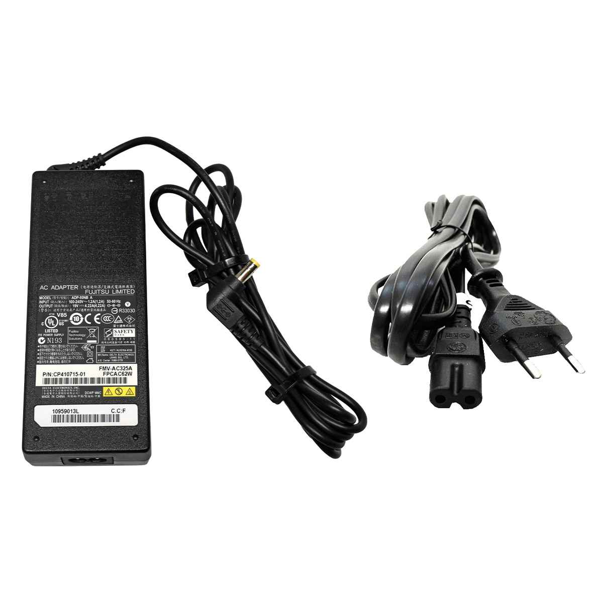 Fujitsu Delta ADP-80NB A CP410715-01 80W AC Adapter 19V 4.22A +Power Cord Fujitsu Delta ADP-80NB A CP410715-01 80W AC Adapter 19V 4.22A +Power Cord