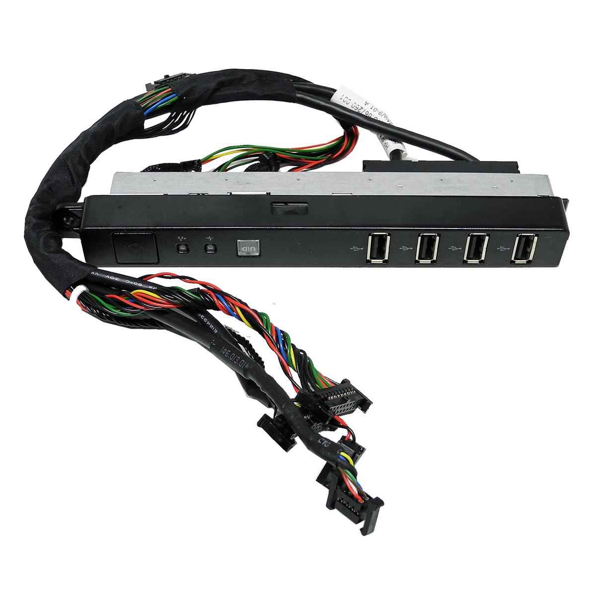 HP ProLiant ML350p Gen8 Front Power Switch / USB Module 661398-001 667260-001 HP ProLiant ML350p Gen8 Front Power Switch / USB Module 661398-001 667260-001