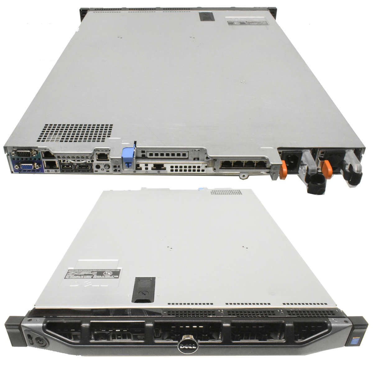 Dell PowerEdge R430 Server no CPU no PC4 RAM 2x PSU 1x Kühler 8x SFF 2,5" H730 Mini