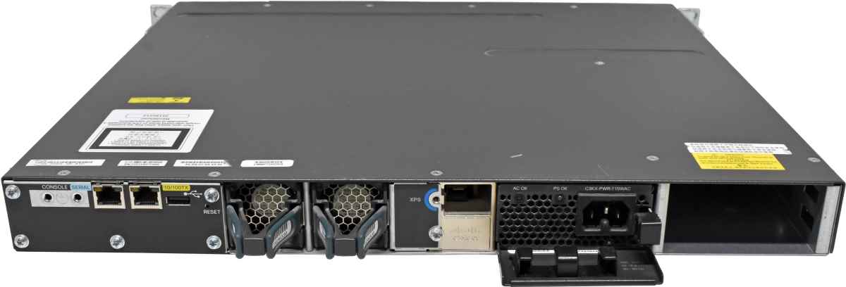Cisco Catalyst WS-C3560X-48P-S 48-Port RJ-45 PoE+ GE Switch +C3KX-NM-1G 1x PSU 715W