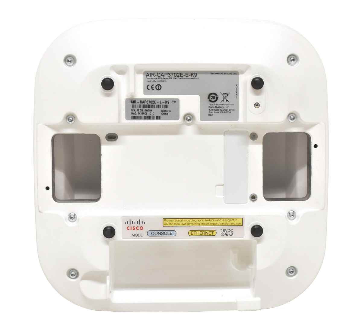 Cisco AIR-CAP3702E-K-K9 Wireless Access Point WiFi Dual-Band