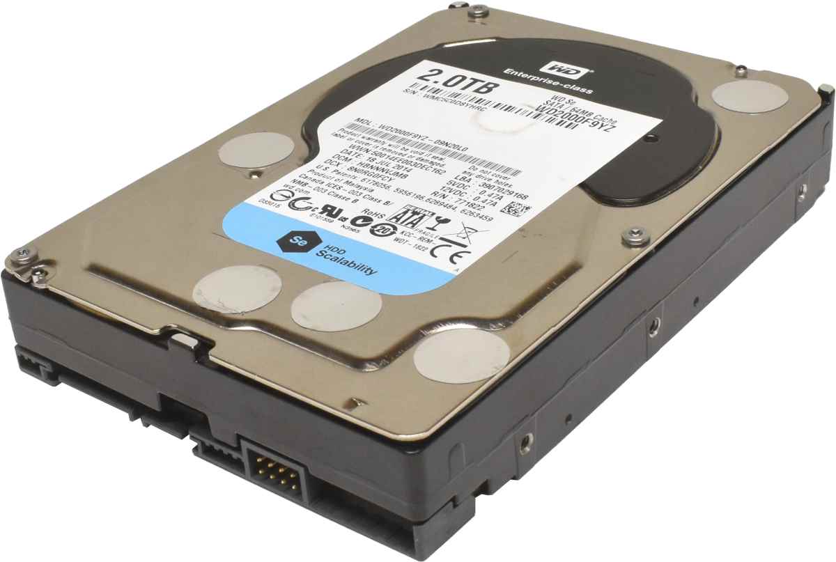 Western Digital SE 2TB 3.5" 7.2K SATA 6G HDD Festplatte WD2000F9YZ-09N20L0 Western Digital SE 2TB 3.5" 7.2K SATA 6G HDD Festplatte WD2000F9YZ-09N20L0
