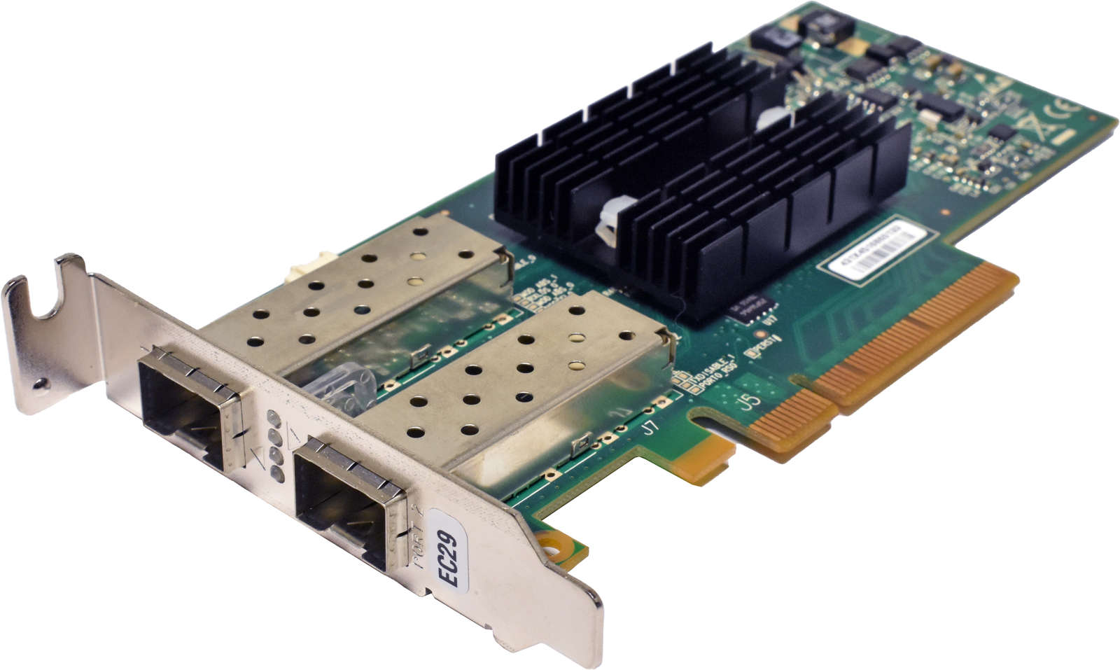 IBM Mellanox 00E1856 Dual-Port 10G SFP+ RoCE SR Network Adapter PCIe x8 LP +GBICs