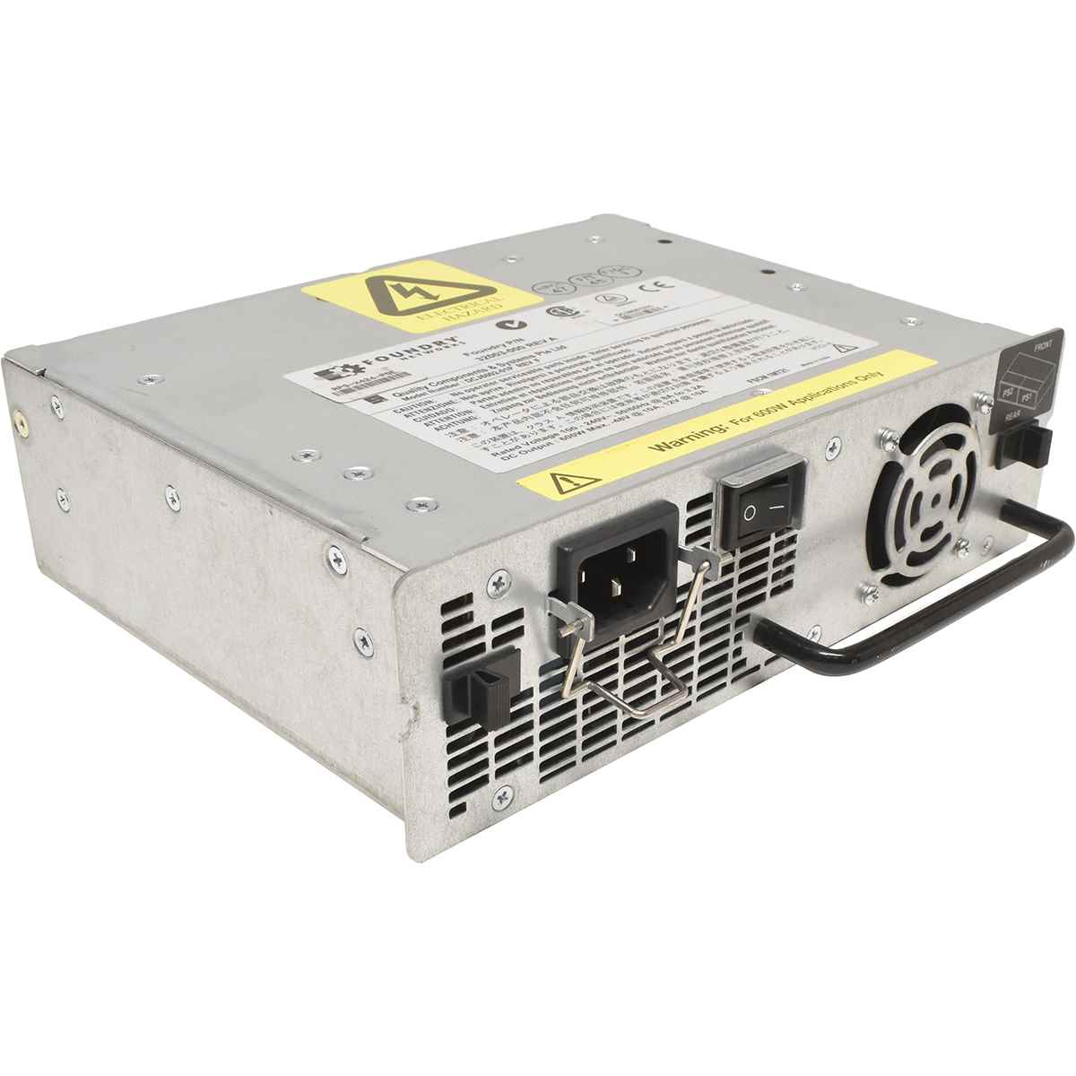 Foundry Networks Netzeil / PSU 600W für RPS8 DCJ6002-01P 32003-000 Foundry Networks Netzeil / PSU 600W für RPS8 DCJ6002-01P 32003-000
