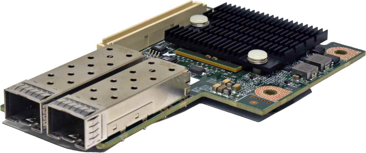 Quanta 10Gb Dual-Port SFP+ Mezzanine Card S1G D51B DA0F03PC8B0 3JF03MA00D0 B3B Quanta 10Gb Dual-Port SFP+ Mezzanine Card S1G D51B DA0F03PC8B0 3JF03MA00D0 B3B