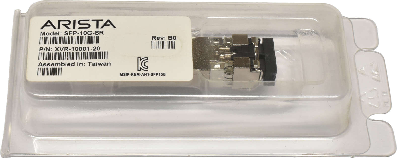 Arista-Original-GBIC-SFP-10G-SR-10Gbps-SFP-850nm-4-001.jpg Arista Original GBIC SFP-10G-SR 10Gbps SFP+ 850nm 400m XVR-10001-20 Rev: B0 Neu