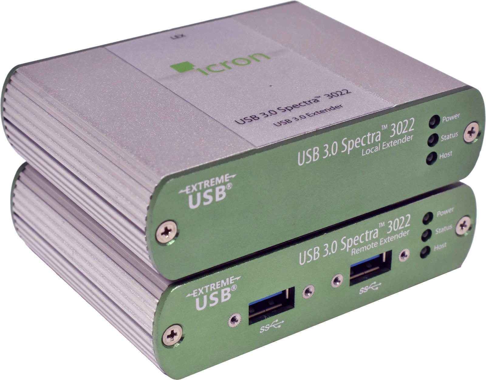 Icron-USB-3-0-Spectra-3022-IC3022L-02-300159-MMF-R-001.jpg Icron USB 3.0 Spectra 3022 IC3022L-02-300159 MMF Remote/Local Extender Set
