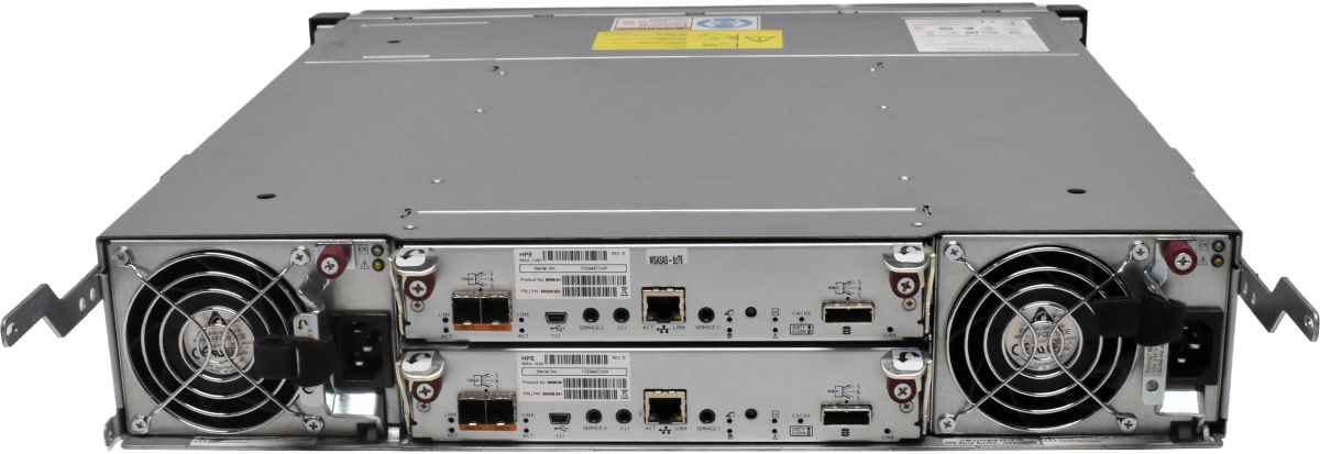 HP MSA 1050 SAN Storage Q2R21A 2x 12G Controller 880096-001 24x SFF 2.5 Rail Kit