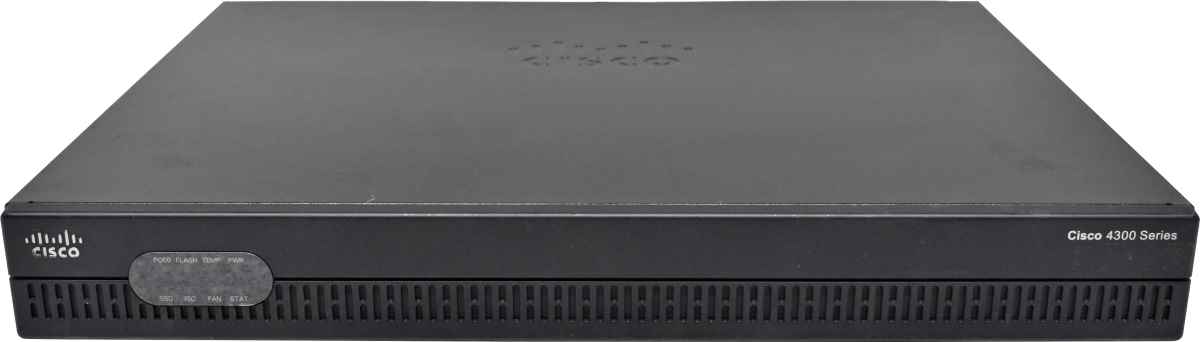 Cisco 4300 Series ISR4321/K9 GE Integrated Services Router no AC Adapter Cisco 4300 Series ISR4321/K9 GE Integrated Services Router no AC Adapter