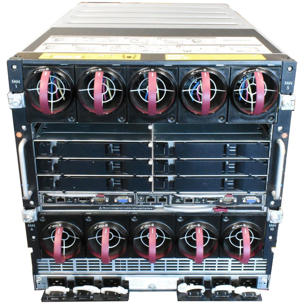 HP BladeSystem c7000 Enclosure 507019-B21 Chassis 1x 519346-001 2x 503826-001 6x PWS HP BladeSystem c7000 Enclosure 507019-B21 Chassis 1x 519346-001 2x 503826-001 6x PWS