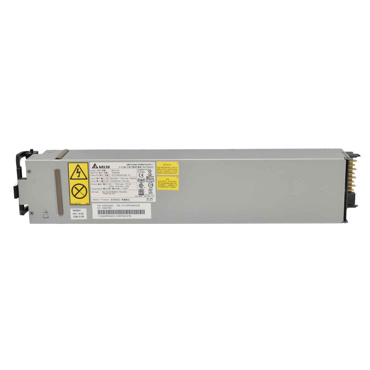 IBM Delta Power Supply Netzteil 1722W für Power 8 Series E870/E880 00RR362 IBM Delta Power Supply Netzteil 1722W für Power 8 Series E870/E880 00RR362