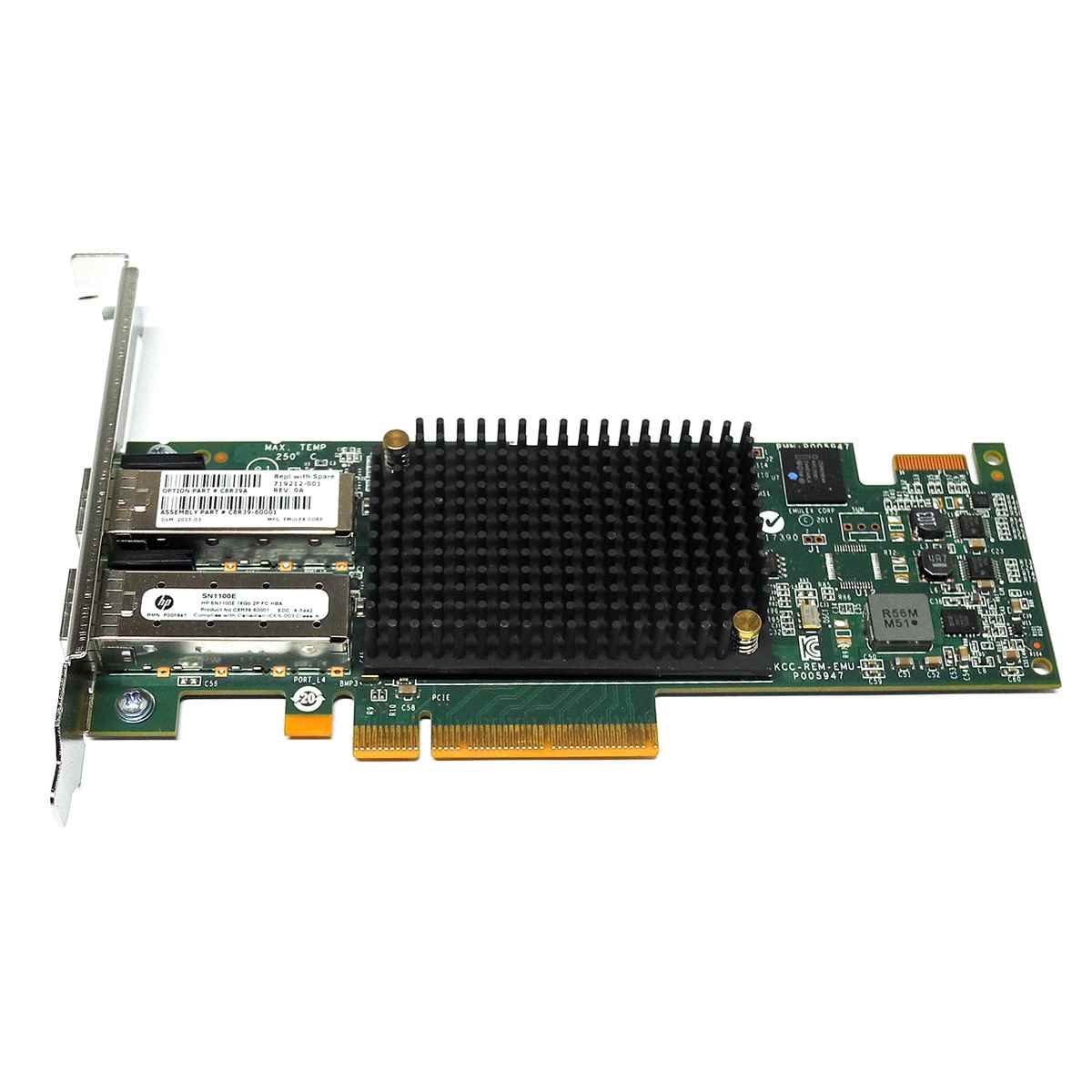 HP SN1100E Dual-Port 16Gb FC SFP+ PCIe x8 Server Adapter C8R39A 719212-001 FP HP SN1100E Dual-Port 16Gb FC SFP+ PCIe x8 Server Adapter C8R39A 719212-001 FP