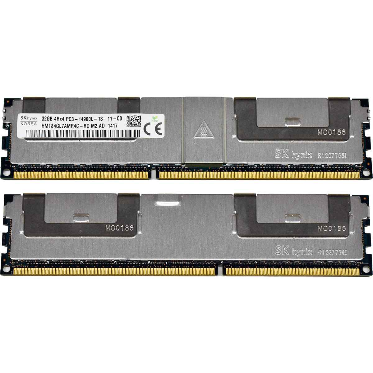 SkHynix 32GB PC3-14900L 4Rx4 ECC HMT84GL7AMR4C-RD RAM REG ECC DDR3