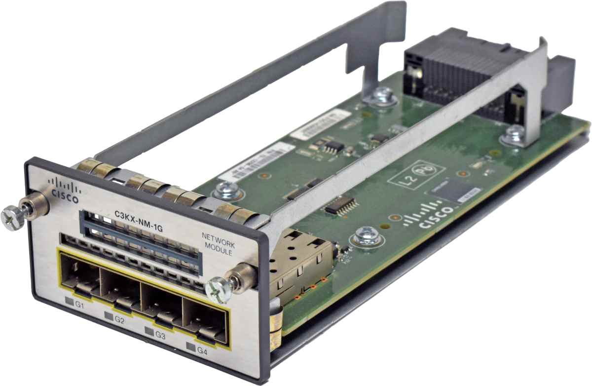 Cisco C3KX-NM-1G 73-12298-04 1GBE Network Module For 3560X/3750