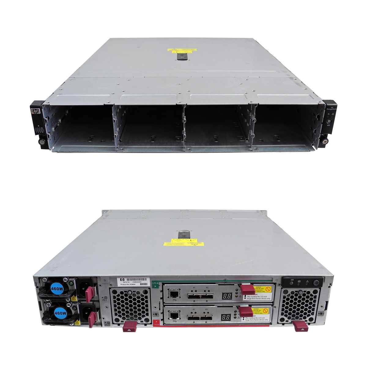 HP StorageWorks D2600 P/N: AJ940-63002 12x HDD Rahmen 3,5 Bay 2x I/O Module AJ940-04402 HP StorageWorks D2600 P/N: AJ940-63002 12x HDD Rahmen 3,5 Bay 2x I/O Module AJ940-04402