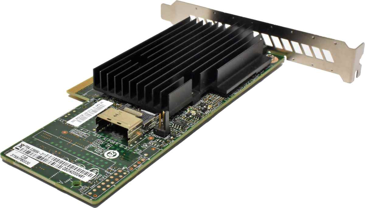Intel G36694-311 G35841-003 G35839-003 Single-Port SAS 6G PCIe x8 RAID Controller FP + Cable