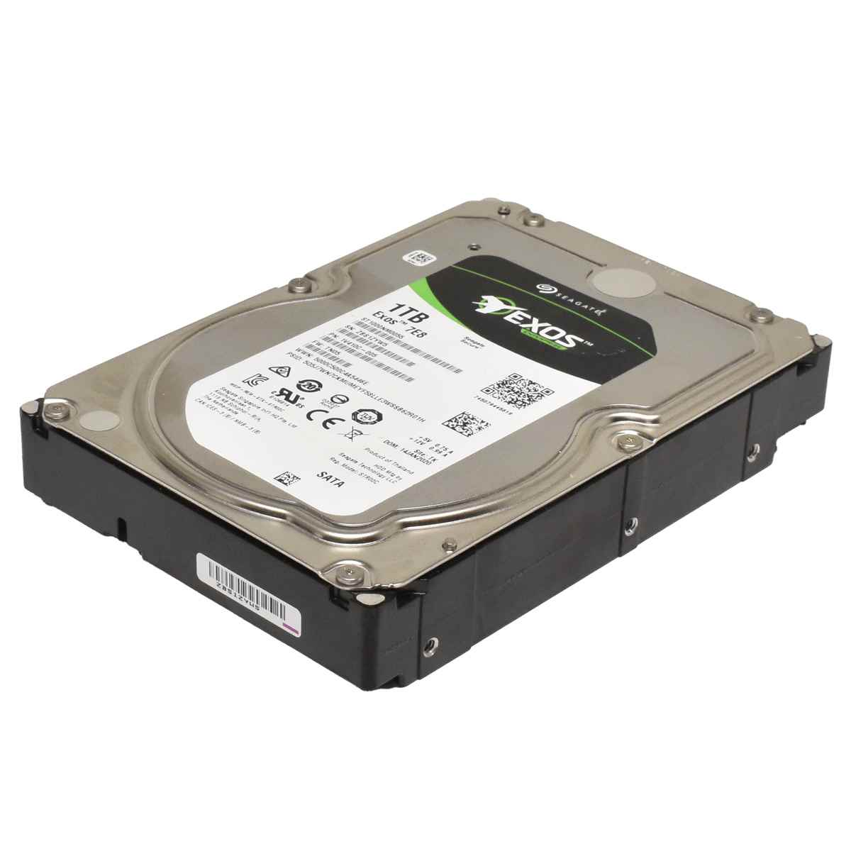 Seagate Exos Enterprise 7E8 HDD Festplatte 1TB 3.5" 7,2K SATA 6G ST2000NM0008 Seagate Exos Enterprise 7E8 HDD Festplatte 1TB 3.5" 7,2K SATA 6G ST2000NM0008
