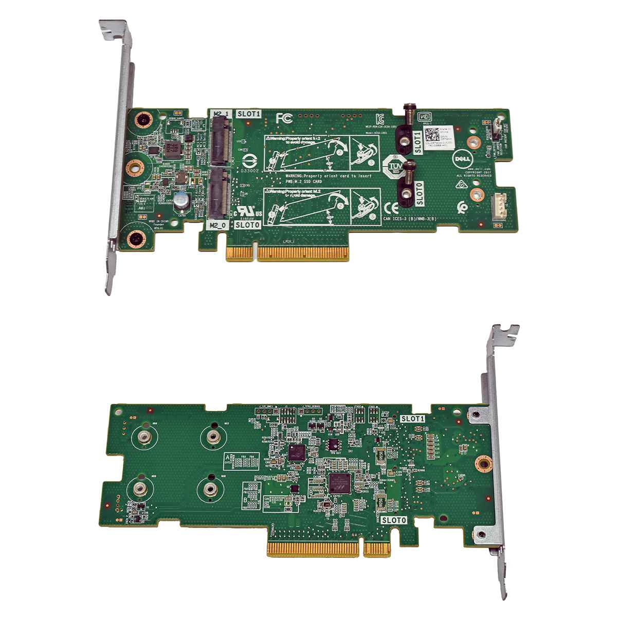 Dell 05T20H BOSS SSD Adapter Card PCI-Express x8 to 2x M.2 2280 SSD Slots FP Dell 05T20H BOSS SSD Adapter Card PCI-Express x8 to 2x M.2 2280 SSD Slots FP