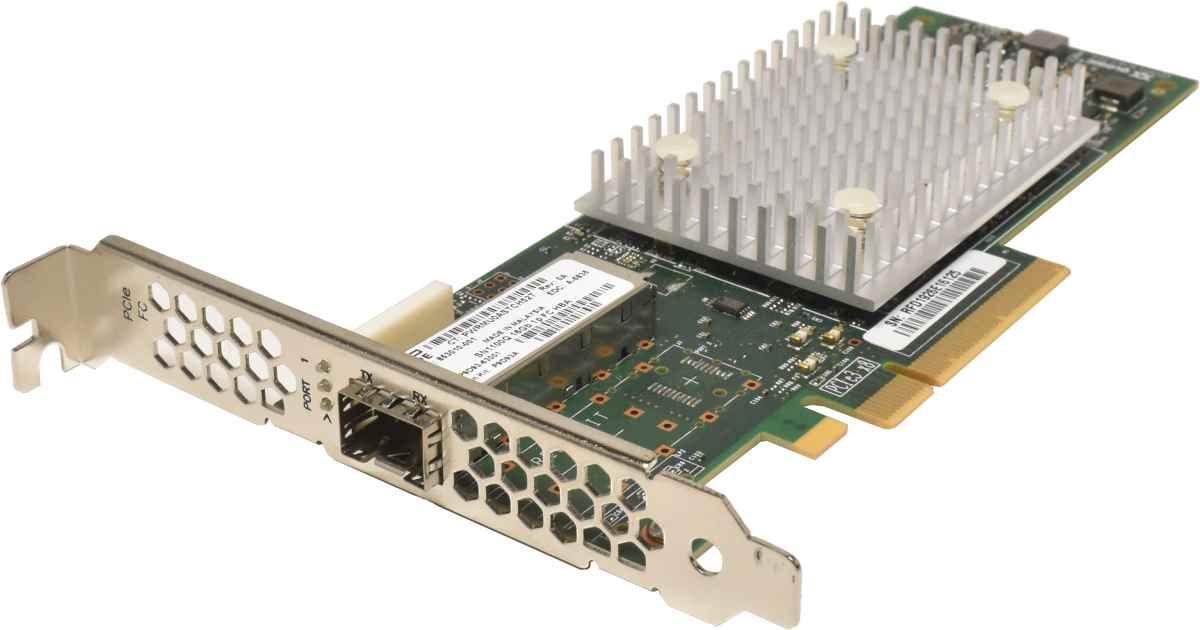 HP Enterprise StoreFabric 853010-001 SN1100Q 16Gb 1-Port PCIe3 Fibre Channel HBA FP HP Enterprise StoreFabric 853010-001 SN1100Q 16Gb 1-Port PCIe3 Fibre Channel HBA FP