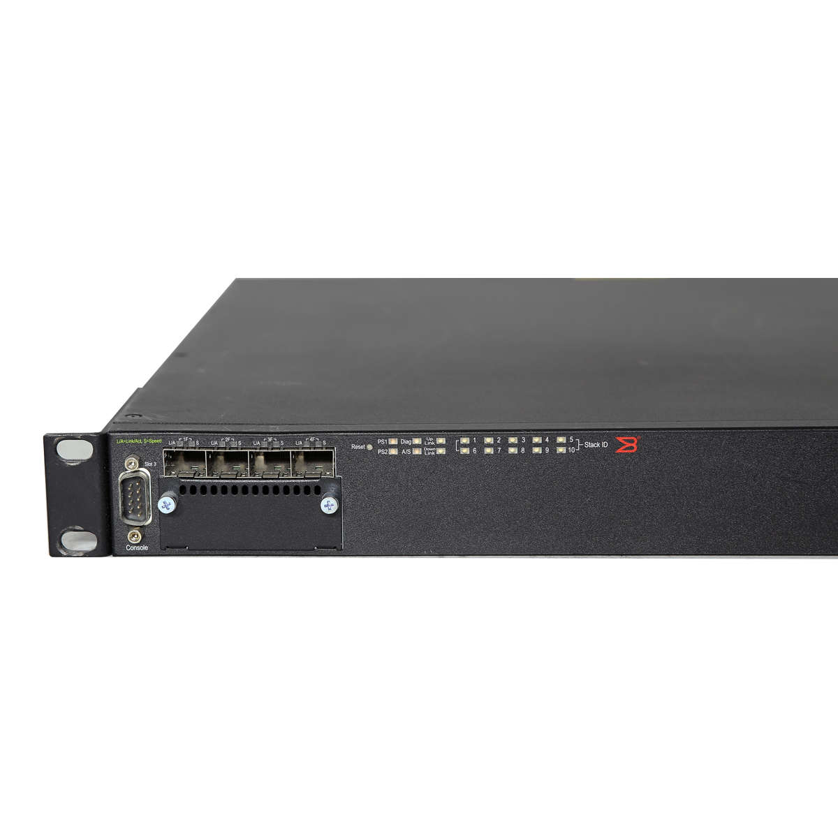 Brocade-FastIron-FCX624S-HPOE-80-1002387-04-24-Por-005.jpg Brocade FastIron FCX624S-HPOE 80-1002387-04 24-Port PoE Gigabit Ethernet Switch 4x SFP 1xPSU