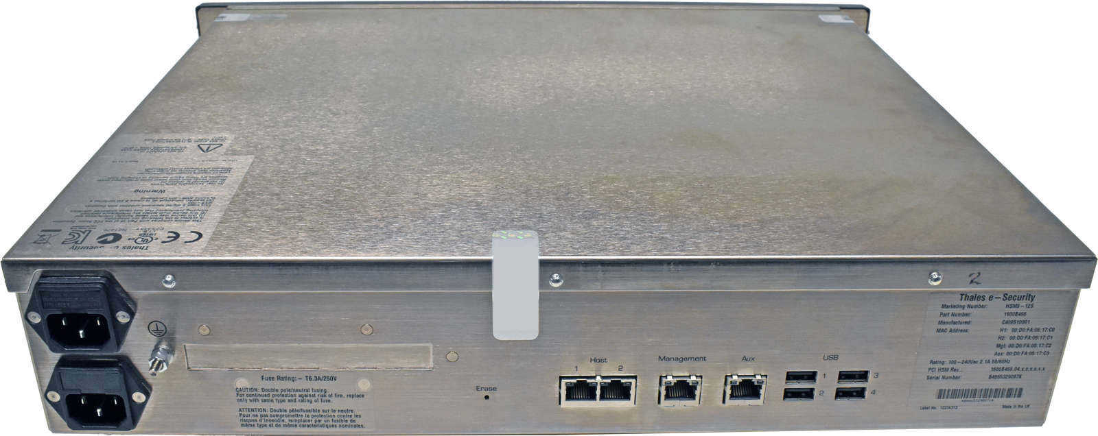 Thales-Hardware-Security-Module-HSM9-12S-Payshield-002.jpg Thales Hardware Security Module HSM9-12S Payshield 9000 1600B44.04