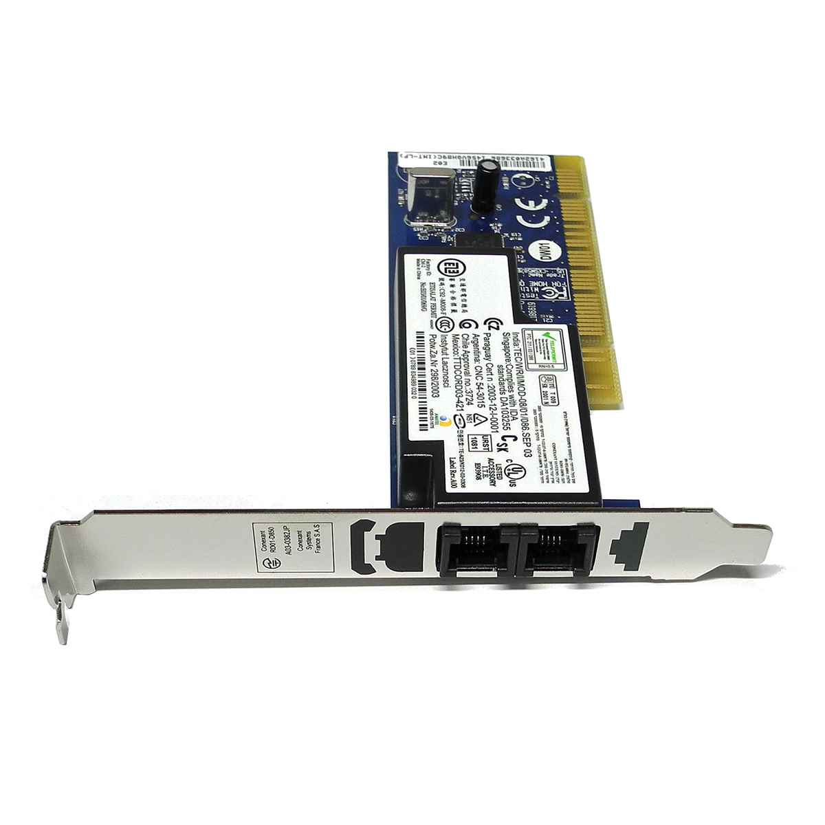 DELL 0M8926 Conexant RD01-D850 Dual-Port RJ-11 PCI Fax Modem Card DELL 0M8926 Conexant RD01-D850 Dual-Port RJ-11 PCI Fax Modem Card
