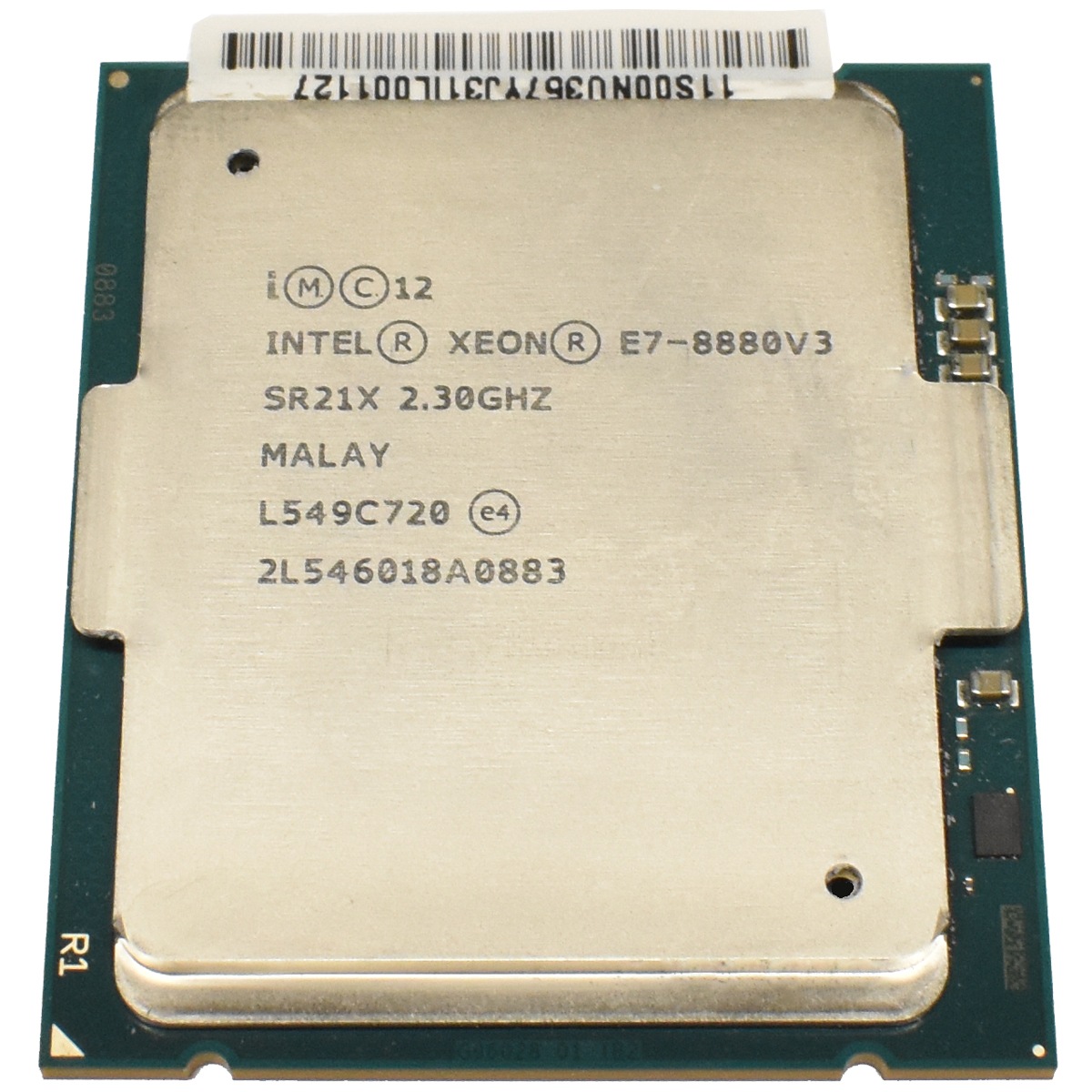 Intel Xeon Processor E7-8880 V3 18-Core 45MB Cache, 2.30 GHz FCLGA 2011 SR21X Intel Xeon Processor E7-8880 V3 18-Core 45MB Cache, 2.30 GHz FCLGA 2011 SR21X