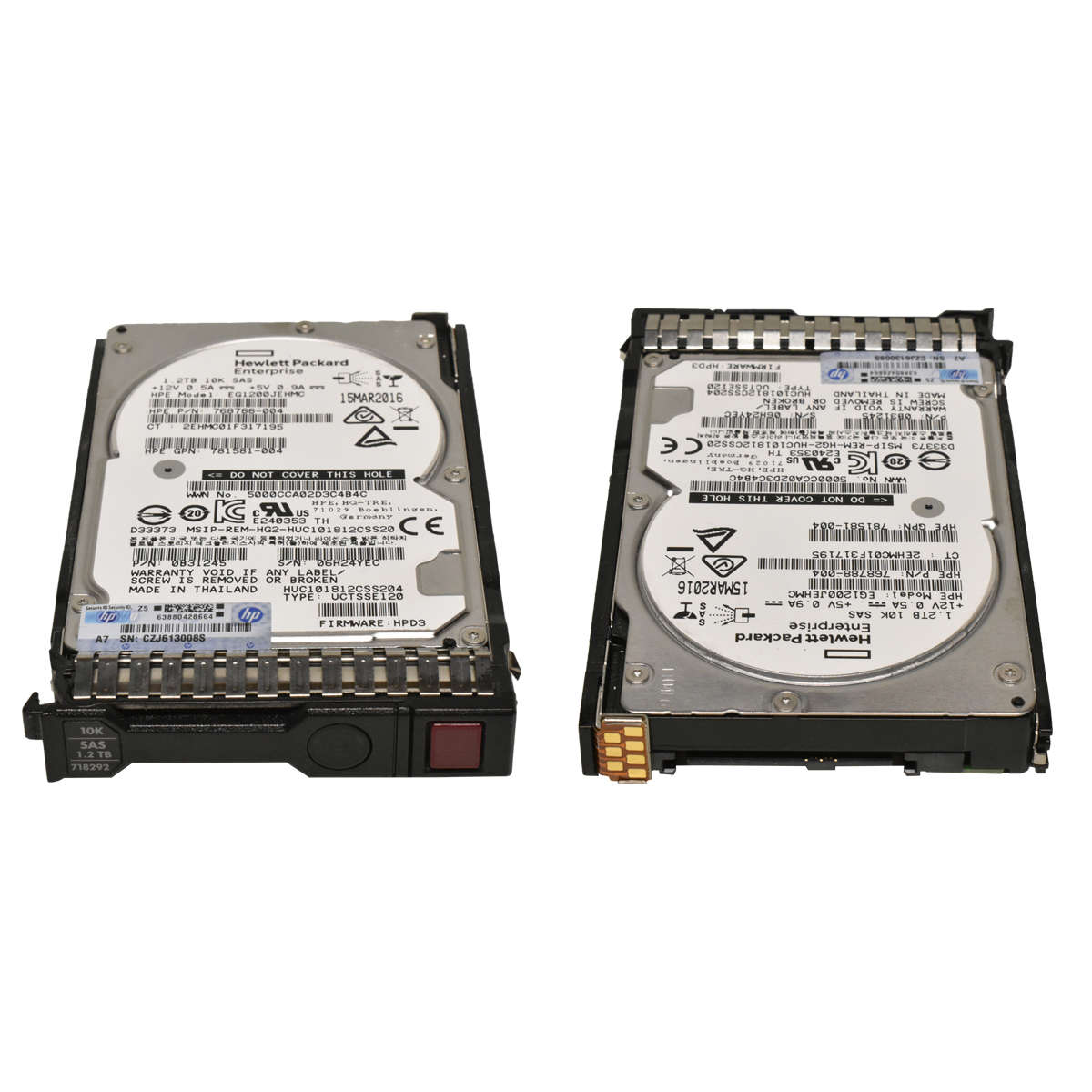 HP HDD 1.2 TB SAS Festplatte 2,5" 10K 12Gbs 781578-001 781514-002 781581-004