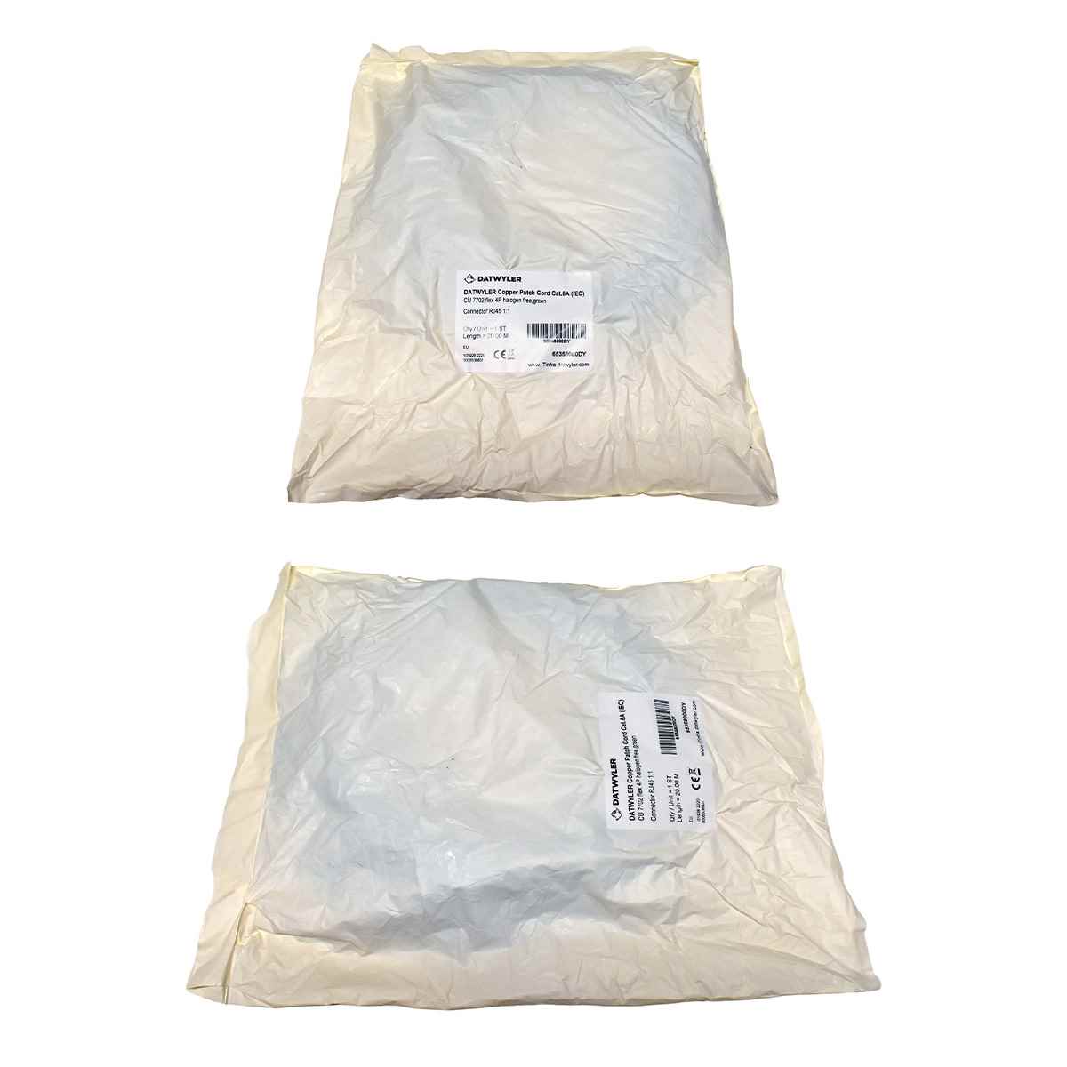 Dätwyler 20m 65358000DY Copper Patch Cord RJ-45 Cat.6A IEC green NEW NEU Dätwyler 20m 65358000DY Copper Patch Cord RJ-45 Cat.6A IEC green NEW NEU