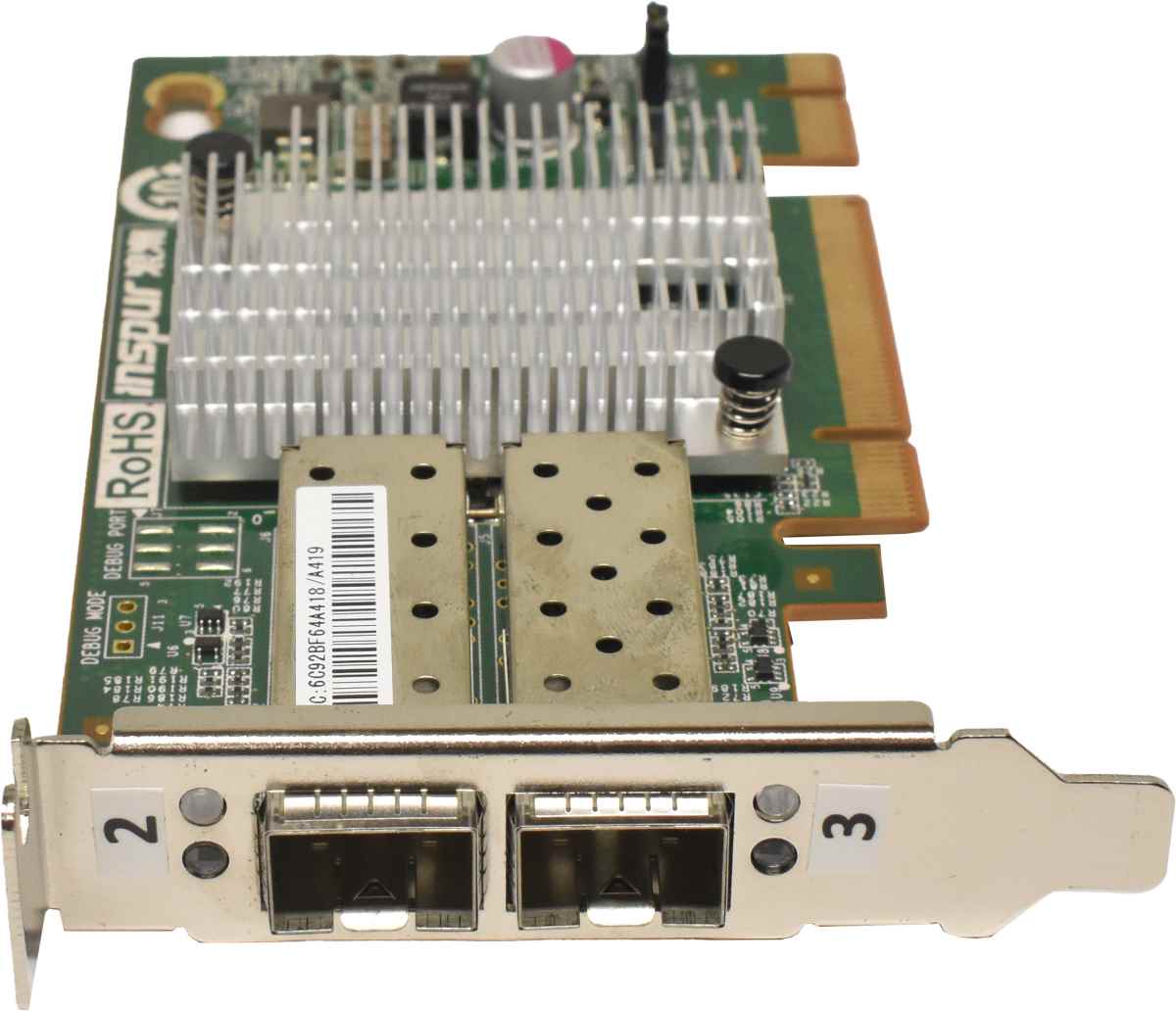 Inspur YZCA-00431-102 Dual-Port SFP+ 10Gbps für Inspur Server N Series LP Inspur YZCA-00431-102 Dual-Port SFP+ 10Gbps für Inspur Server N Series LP