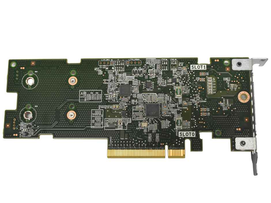 Dell 03JT49 BOSS SSD Adapter Card PCI-Express x8 to 2x M.2 2280 SSD Slots LP