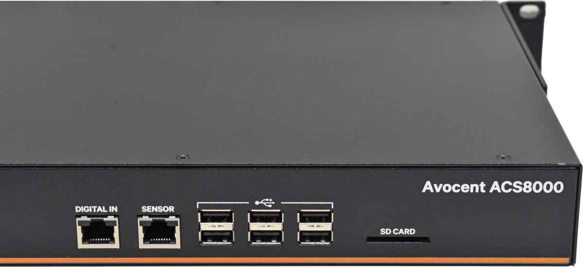 Vertiv Avocent ACS8048DAC 48-Port Advanced Console Server 500-328-502 +Rack Ears