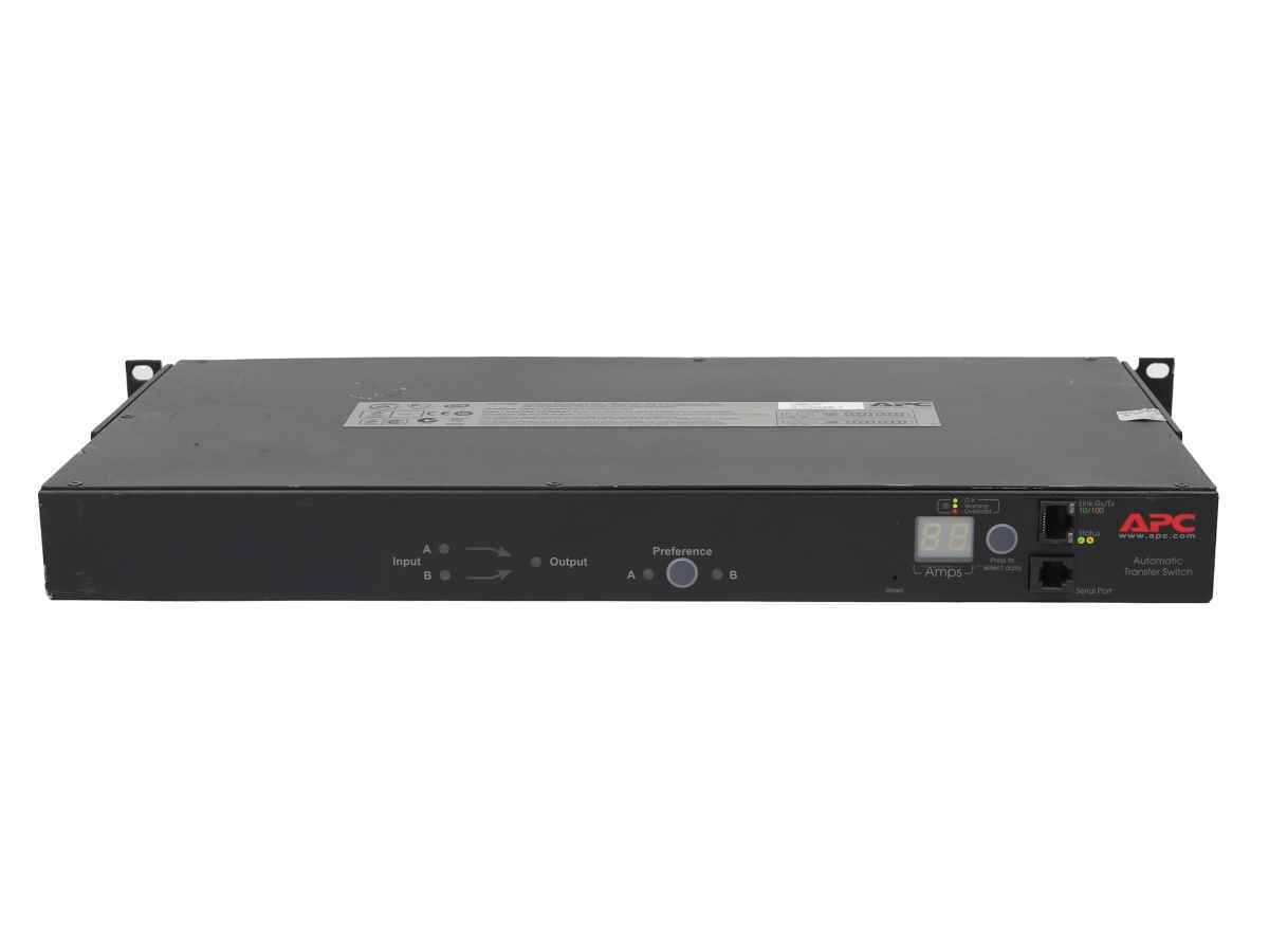 APC Automatic Transfer Switch AP7723 1x C19 8x C13 +Rack Ears APC Automatic Transfer Switch AP7723 1x C19 8x C13 +Rack Ears