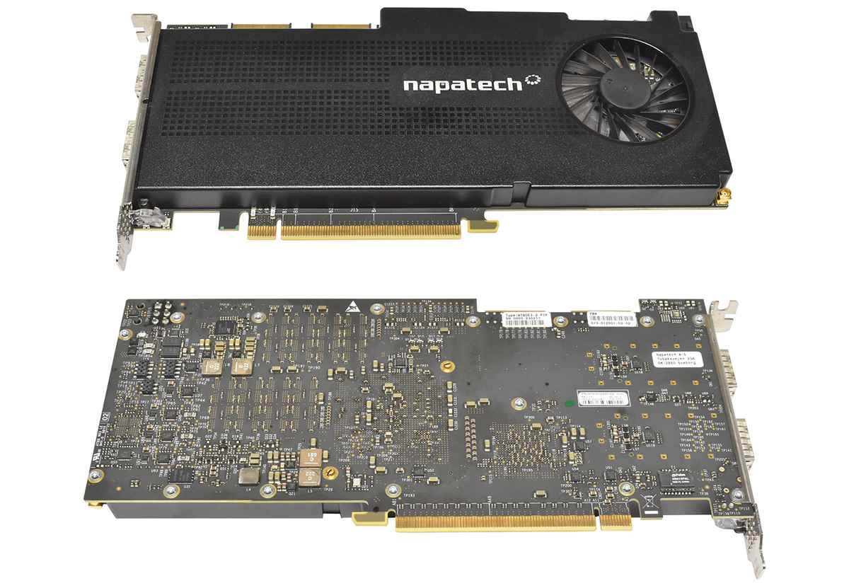 NAPATECH NetScout NT80E3-2-PTP 4-Port 40GbE PCI-Express x8 Capture and Analysis Network Adapter NAPATECH NetScout NT80E3-2-PTP 4-Port 40GbE PCI-Express x8 Capture and Analysis Network Adapter