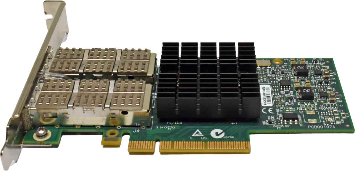 HP 764736-001 Rev A2 InfiniBand FDR/Ethernet 10Gbit/40Gbit PCIe Adapter High Profile