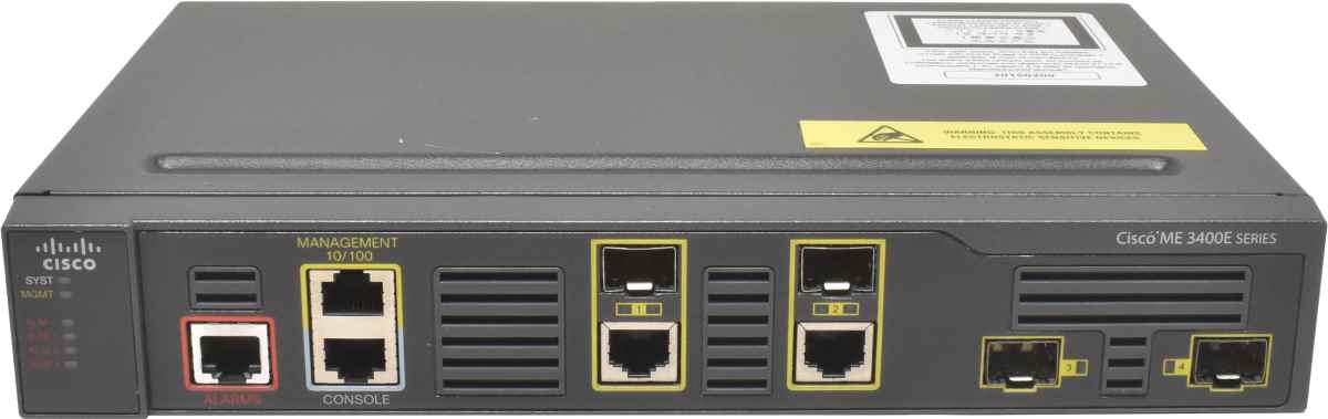 Cisco ME-3400EG-2CS-A Dual-Port RJ-45 GE Switch 4-Ports SFP GE