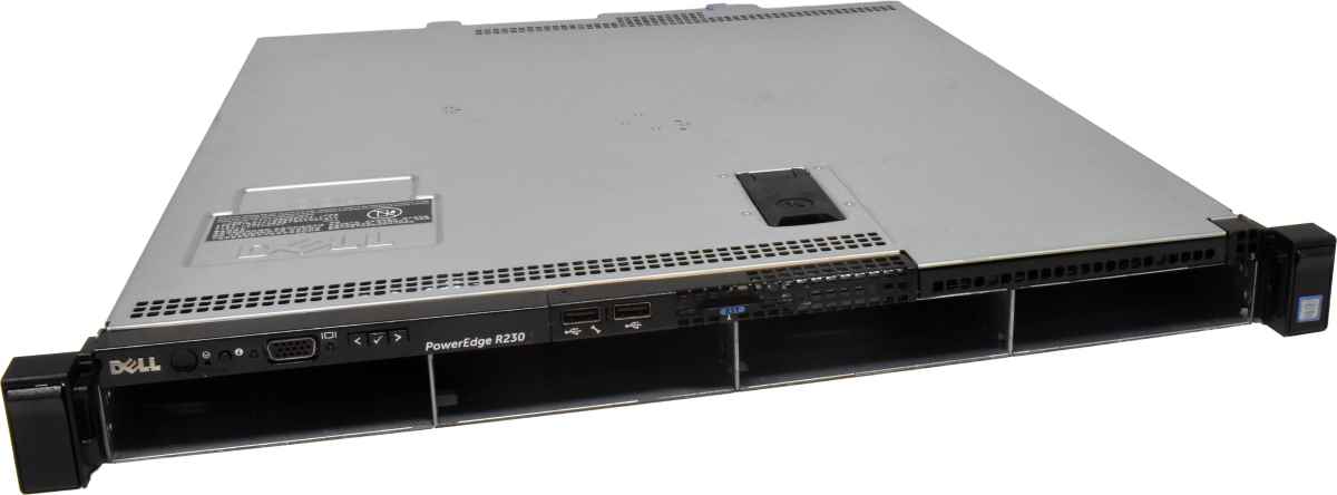 Dell PowerEdge R230 Server E3-1270 v6 3.80 GHz 16GB PC4 Perc H730 iDRAC8 4x LFF 3,5