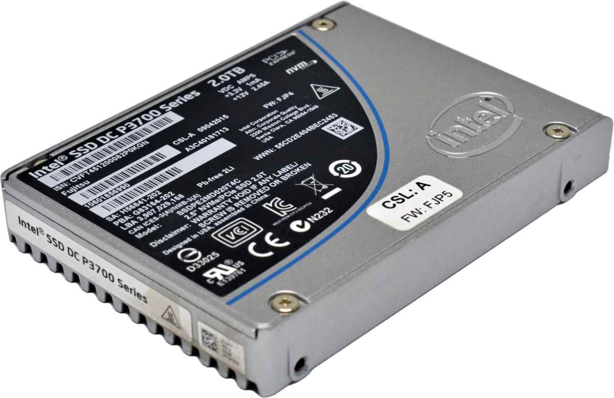 Fujitsu Intel SSD DC P3700 Series 2.0TB SSDPE2MD020T4C A3C40181713 2.5" NVME/PCIE