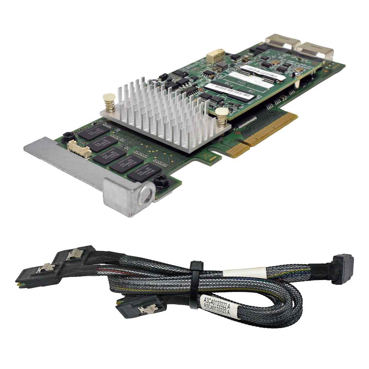 Fujitsu Primergy D3116-C26 6Gb PCIe x8 1GB Cache SAS RAID Controller 2x SAS Cable LP