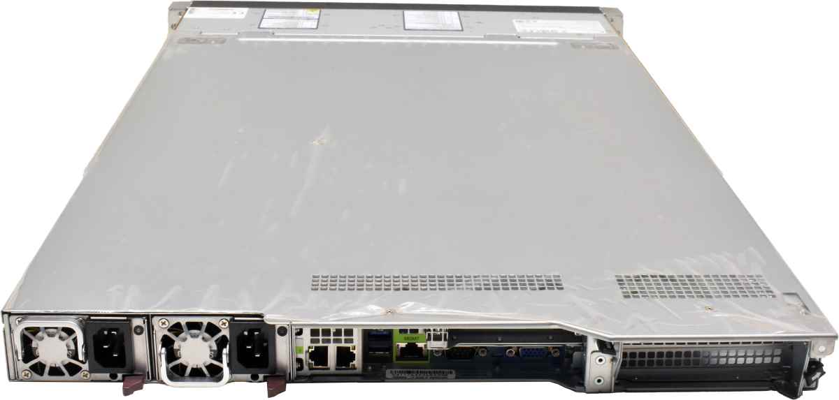Supermicro CSE-119 1U Rack Server Mainboard X12DPU-6 2x Intel Silver 4314 CPU 256GB RAM 4x 3.2TB NVMe 12 Bay 2.5 Zoll incl. Rails OVP