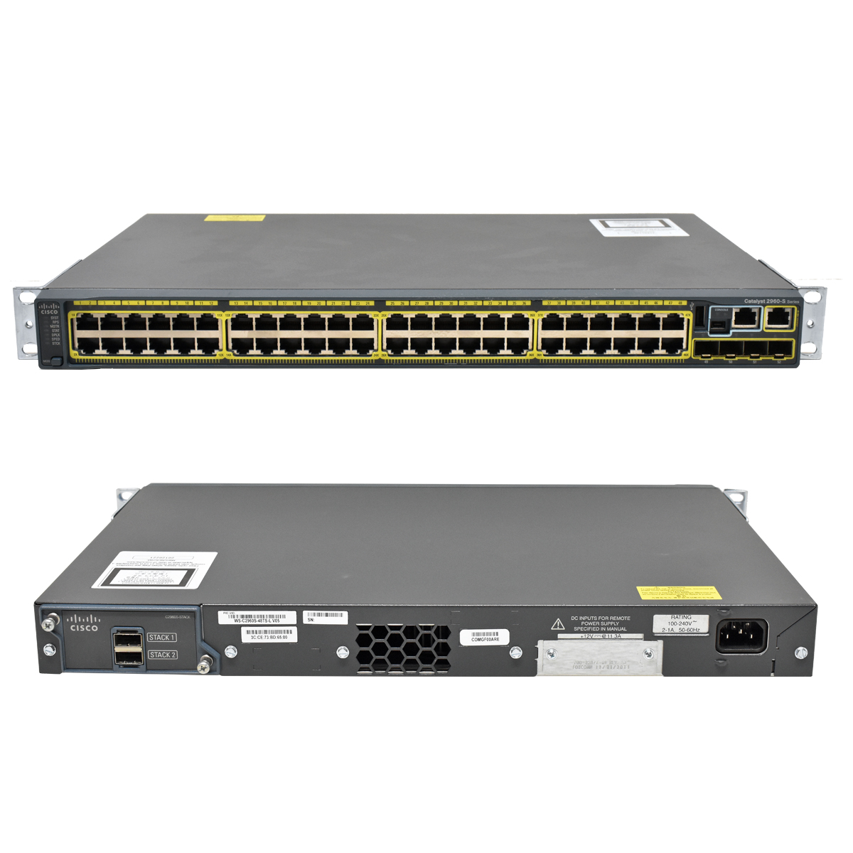 Cisco Catalyst WS-C2960S-48TS-L 48-Port GE Switch 4 x SFP + Stack Modul C2960S-STACK Cisco Catalyst WS-C2960S-48TS-L 48-Port GE Switch 4 x SFP + Stack Modul C2960S-STACK